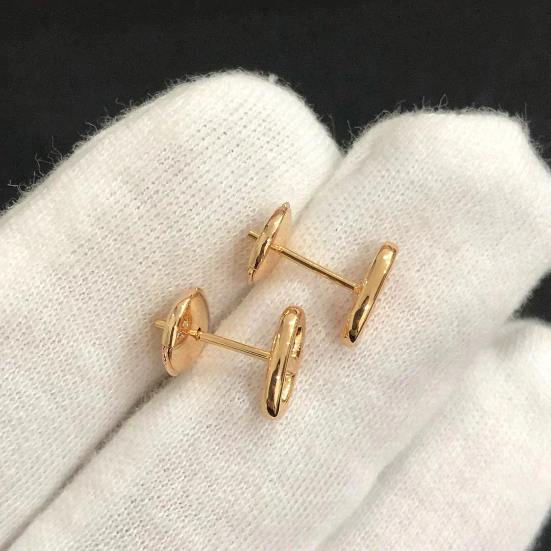 [Eterna Juwelen]KLEINE KETTENOHRRINGE GOLD UND SILBER