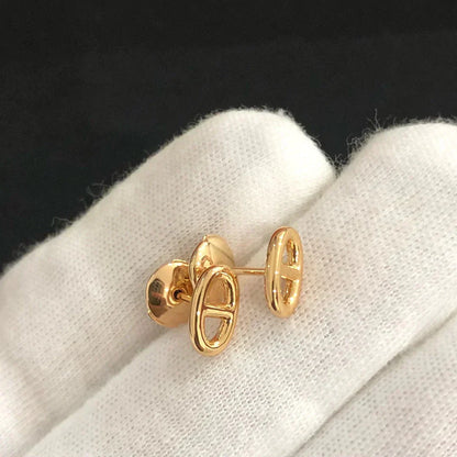 [Eterna Juwelen]KLEINE KETTENOHRRINGE GOLD UND SILBER