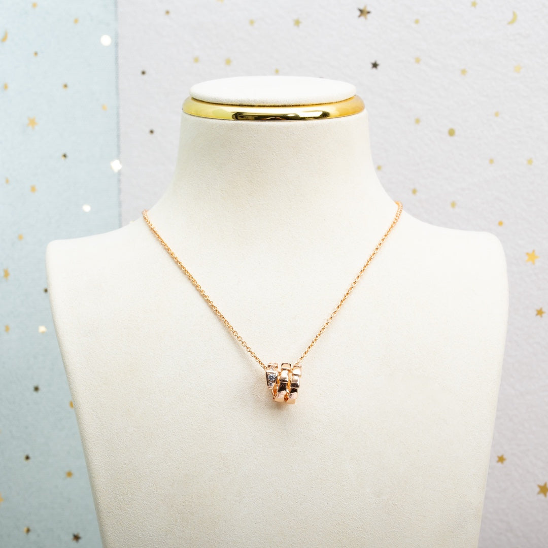 [Eterna Jewels]SERPENTI ROSÉGOLD-HALSKETTE DIAMANT