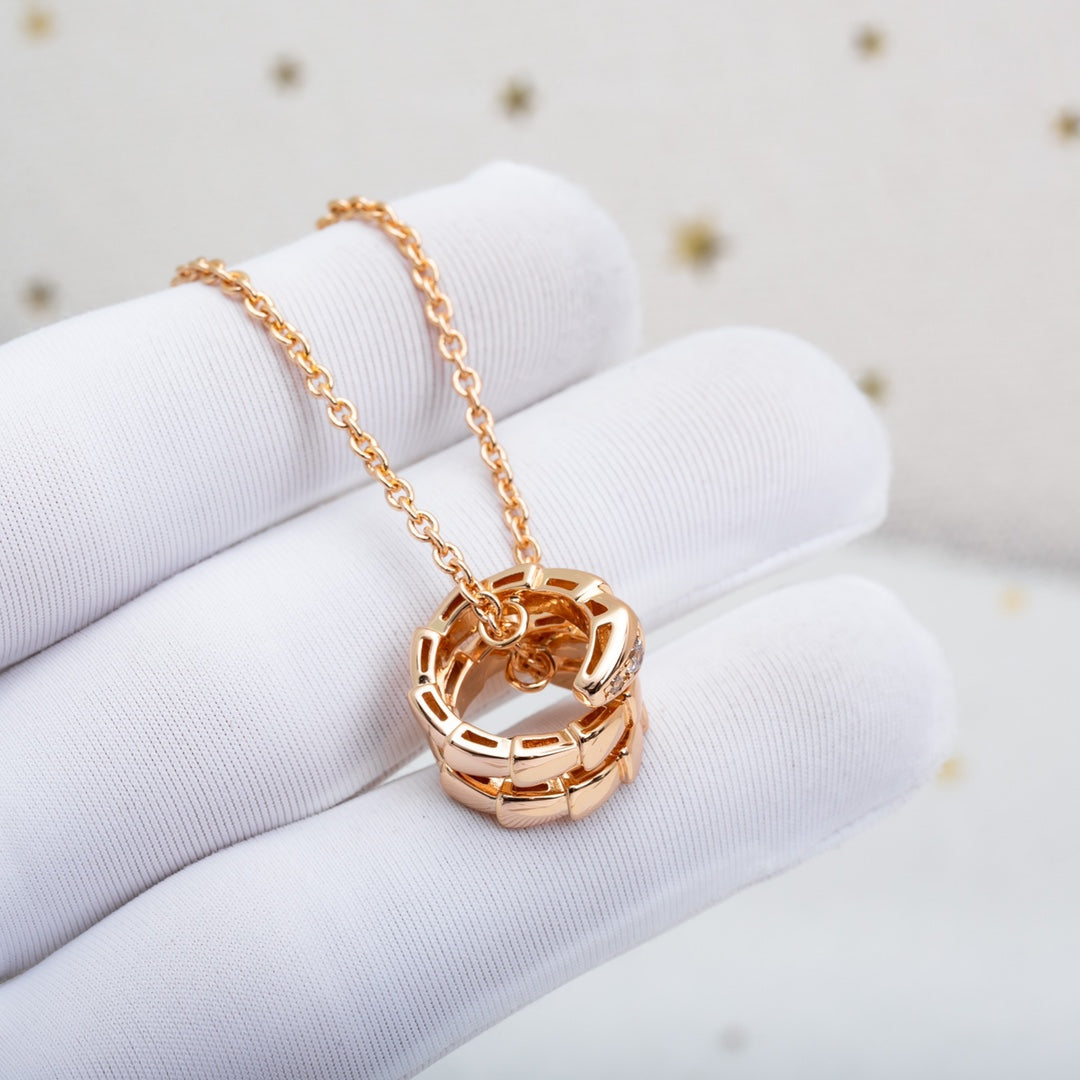 [Eterna Jewels]SERPENTI ROSÉGOLD-HALSKETTE DIAMANT