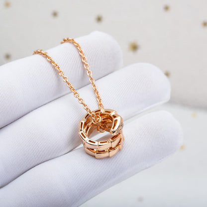 [Eterna Jewels]SERPENTI ROSÉGOLD-HALSKETTE DIAMANT