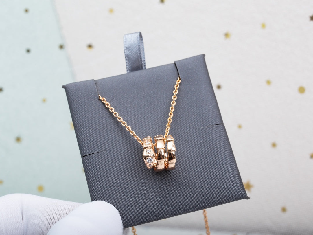 [Eterna Jewels]SERPENTI ROSÉGOLD-HALSKETTE DIAMANT