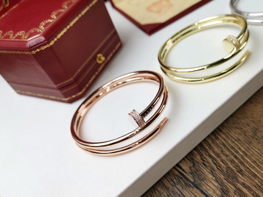 [Eterna Jewels]JUSTE ARMBAND 3.5MM DOPPELREIHIGER DIAMANT