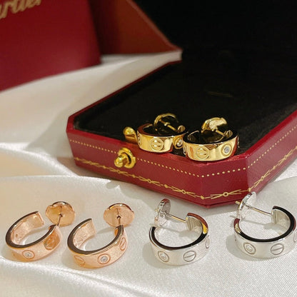 [Eterna Jewels]LOVE EARRINGS 5.7MM 2 DIAMONDS