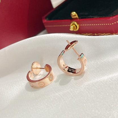 [Eterna Jewels]LOVE EARRINGS 5.7MM 2 DIAMONDS