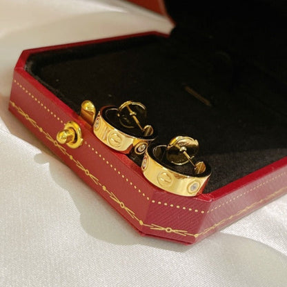 [Eterna Jewels]LOVE EARRINGS 5.7MM 2 DIAMONDS