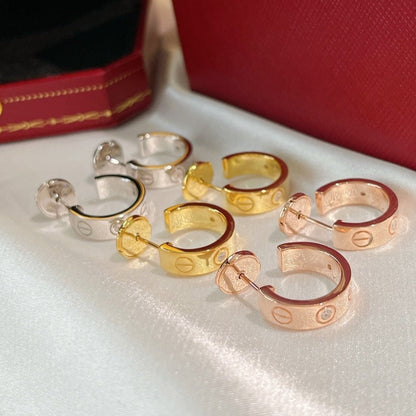 [Eterna Jewels]LOVE EARRINGS 5.7MM 2 DIAMONDS