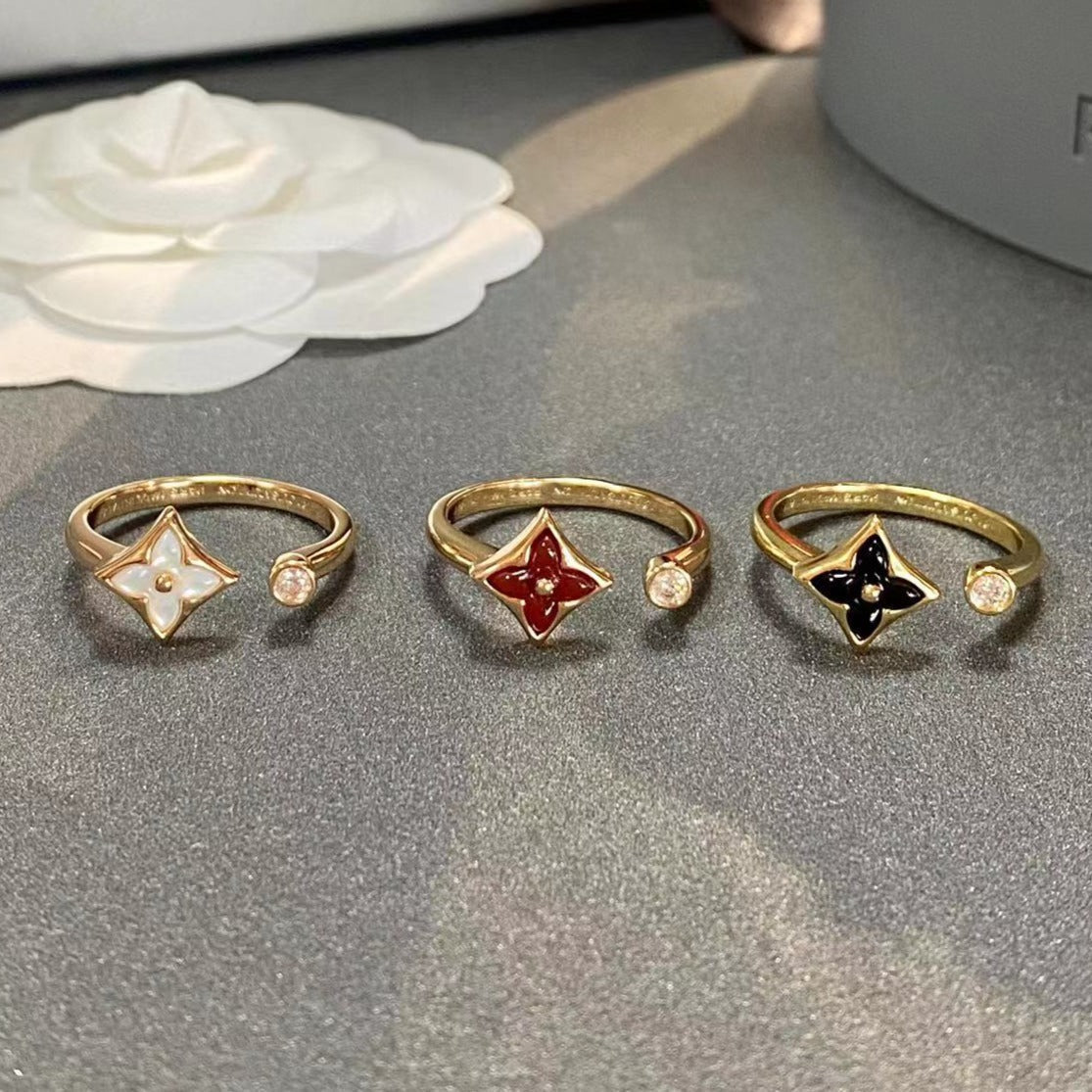[Eterna Jewels]STAR 1 DIAMANT OFFENER RING