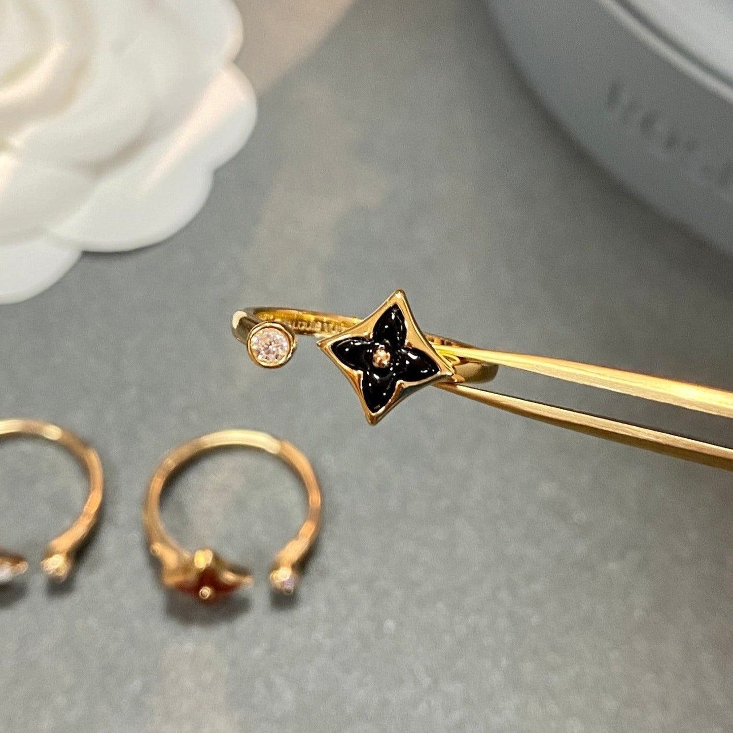 [Eterna Jewels]STAR 1 DIAMANT OFFENER RING