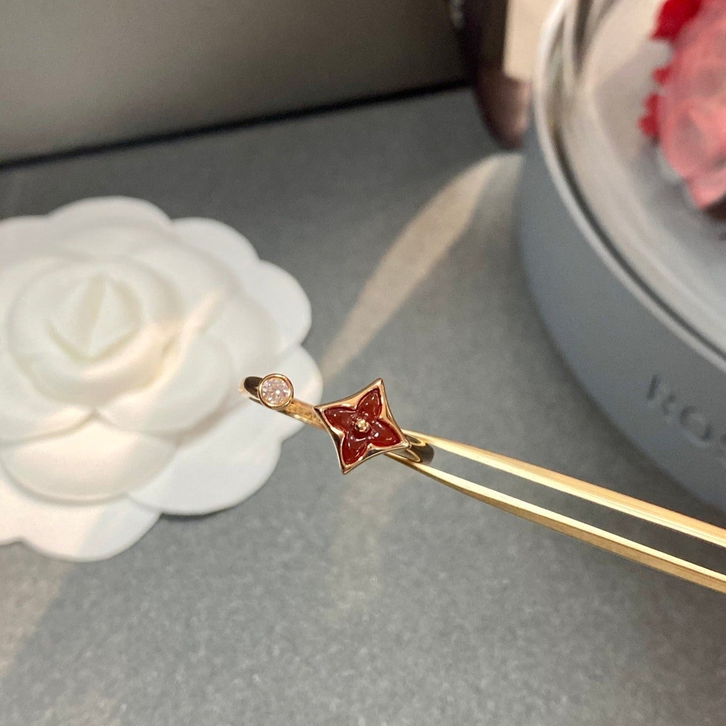 [Eterna Jewels]STAR 1 DIAMANT OFFENER RING