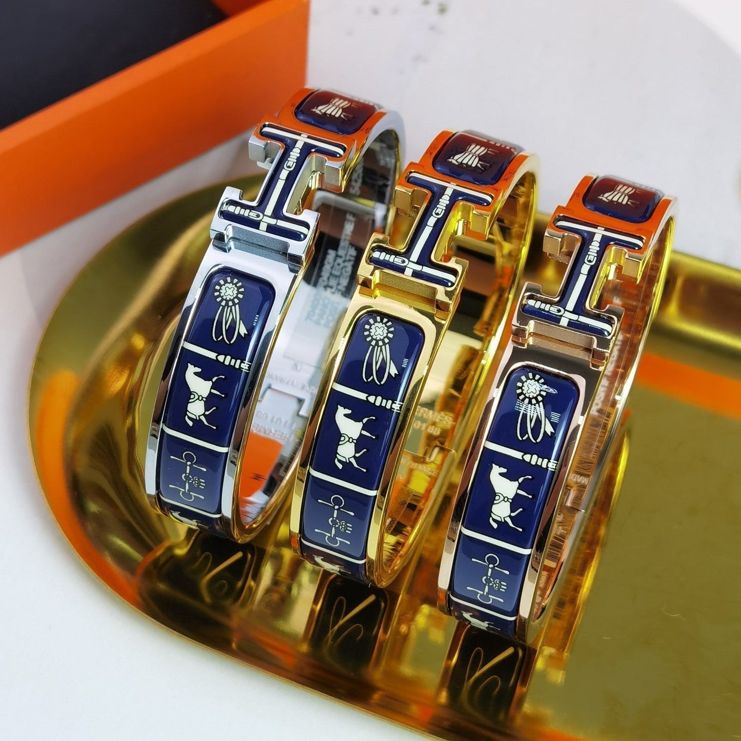 [Eterna Jewels]H COUVERTURES DUNKELBLAUES ARMBAND