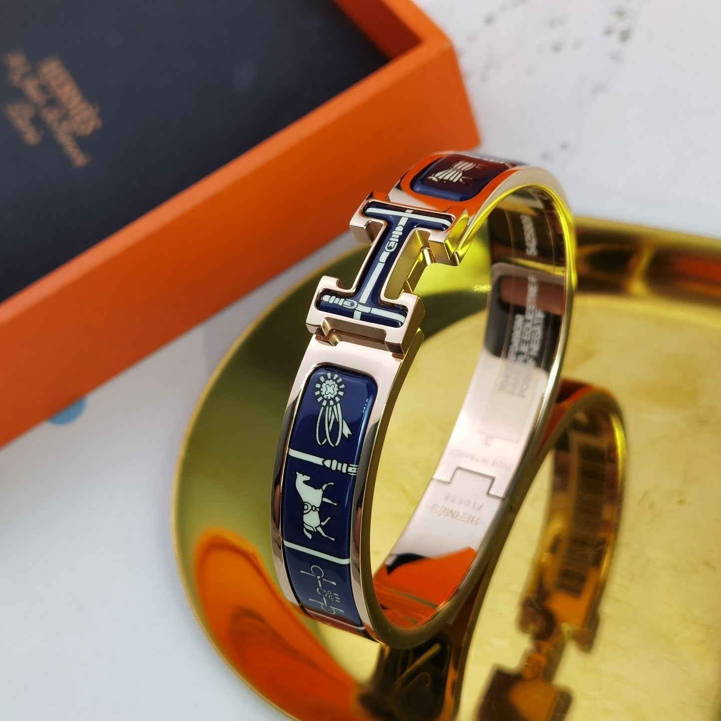 [Eterna Jewels]H COUVERTURES DUNKELBLAUES ARMBAND