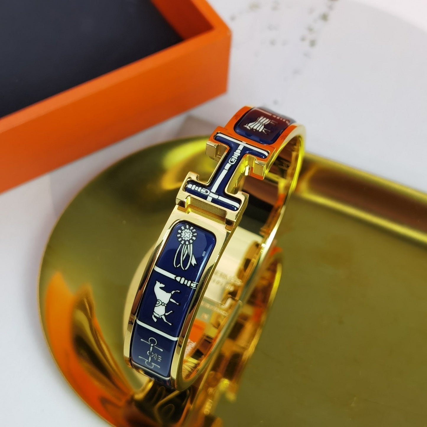 [Eterna Jewels]H COUVERTURES DUNKELBLAUES ARMBAND