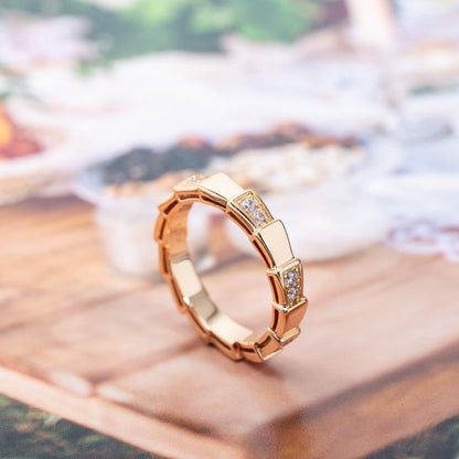 [Eterna Juwelen]SERPENTI RING ROSÉGOLD 3MM