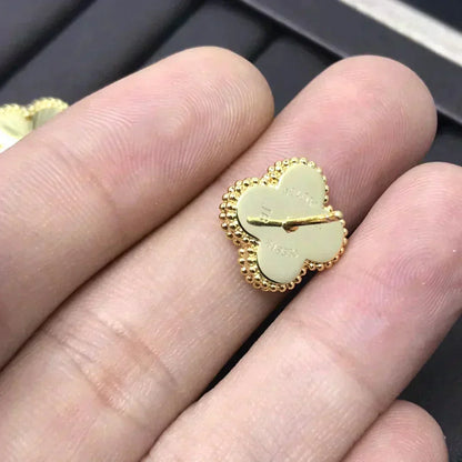 [エテルナジュエル] クローバーミニ9.5mmレーザーピアス