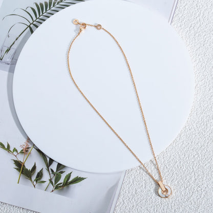 [Eterna Jewels]GARI HALSKETTE ROSÉGOLD MOP