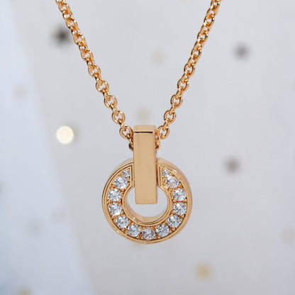 [Eterna Jewels]GARIネックレス ピンクゴールド ダイヤモンド