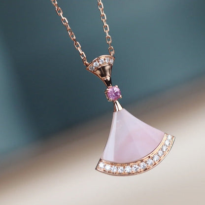 [Eterna Jewels]TRAUMKETTE ROSA PERLMUTT DIAMANT