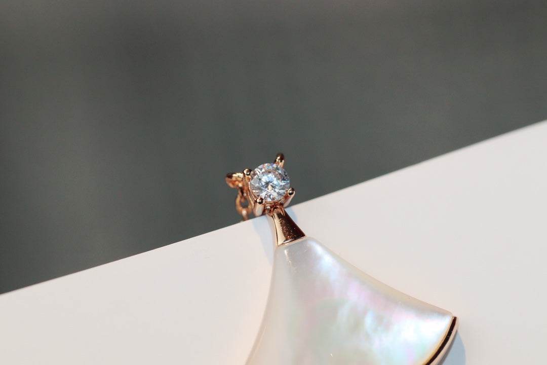 [Eterna Jewels]HALSKETTE DREAM WHITE MOP ROSÉGOLD 1 DIAMANT
