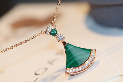 [Eterna Jewels]TRAUMKETTE MALACHIT DIAMANT