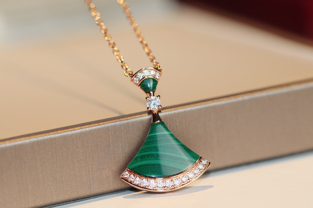 [Eterna Jewels]TRAUMKETTE MALACHIT DIAMANT