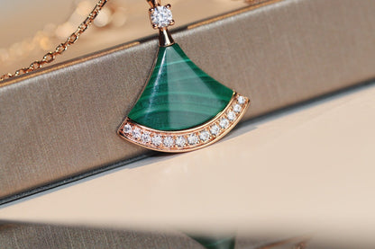 [Eterna Jewels]TRAUMKETTE MALACHIT DIAMANT
