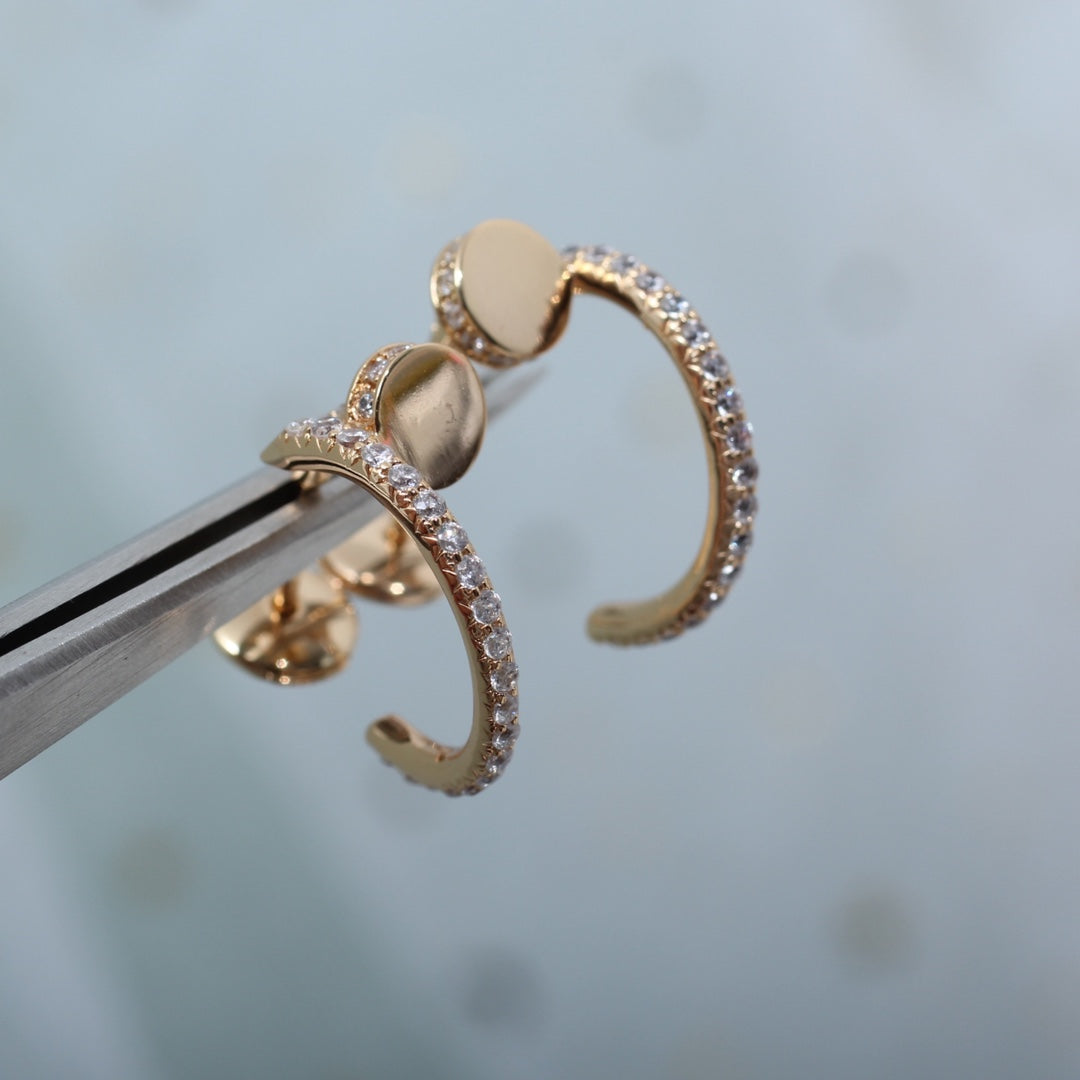 [Eterna Jewels]JUSTE OHRRINGE 12,75MM ROTGOLD DIAMANT