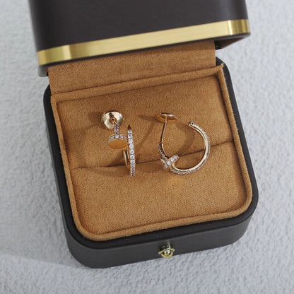 [Eterna Jewels]JUSTE FULL DIAMOND SMALL EARRINGS