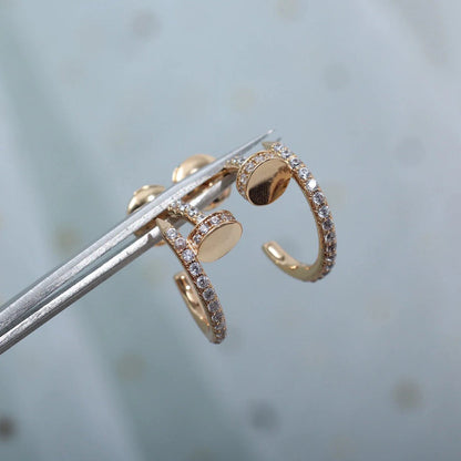 [Eterna Jewels]JUSTE FULL DIAMOND SMALL EARRINGS