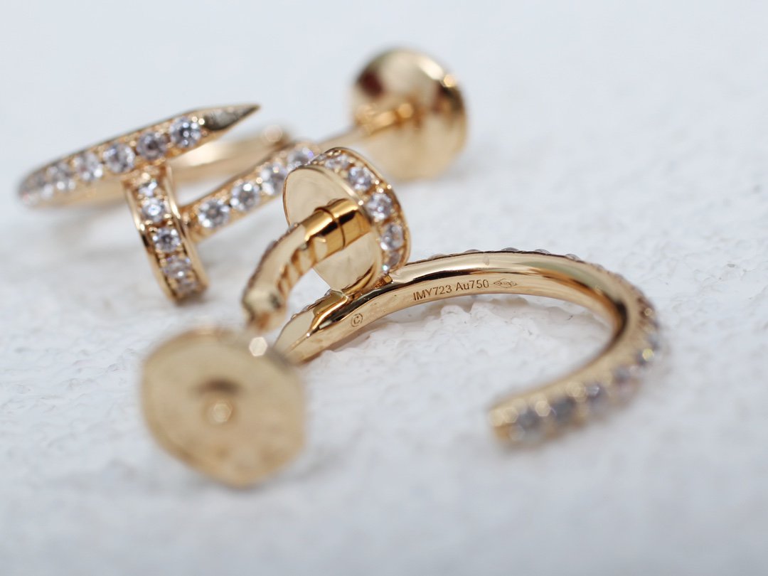[Eterna Jewels]JUSTE OHRRINGE 12,75MM ROTGOLD DIAMANT