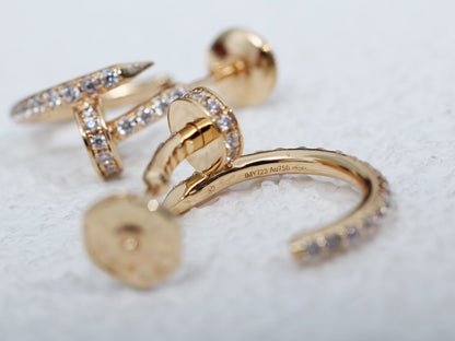 [Eterna Jewels]JUSTE OHRRINGE 12,75MM ROTGOLD DIAMANT