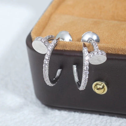[Eterna Jewels]JUSTE FULL DIAMOND SMALL EARRINGS