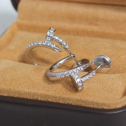 [Eterna Jewels]JUSTE FULL DIAMOND SMALL EARRINGS