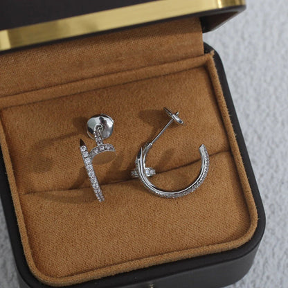 [Eterna Jewels]JUSTE FULL DIAMOND SMALL EARRINGS