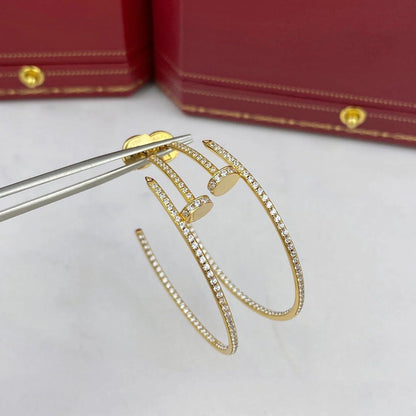 [Eterna Jewels]JUSTE FULL DIAMOND LARGE EARRINGS
