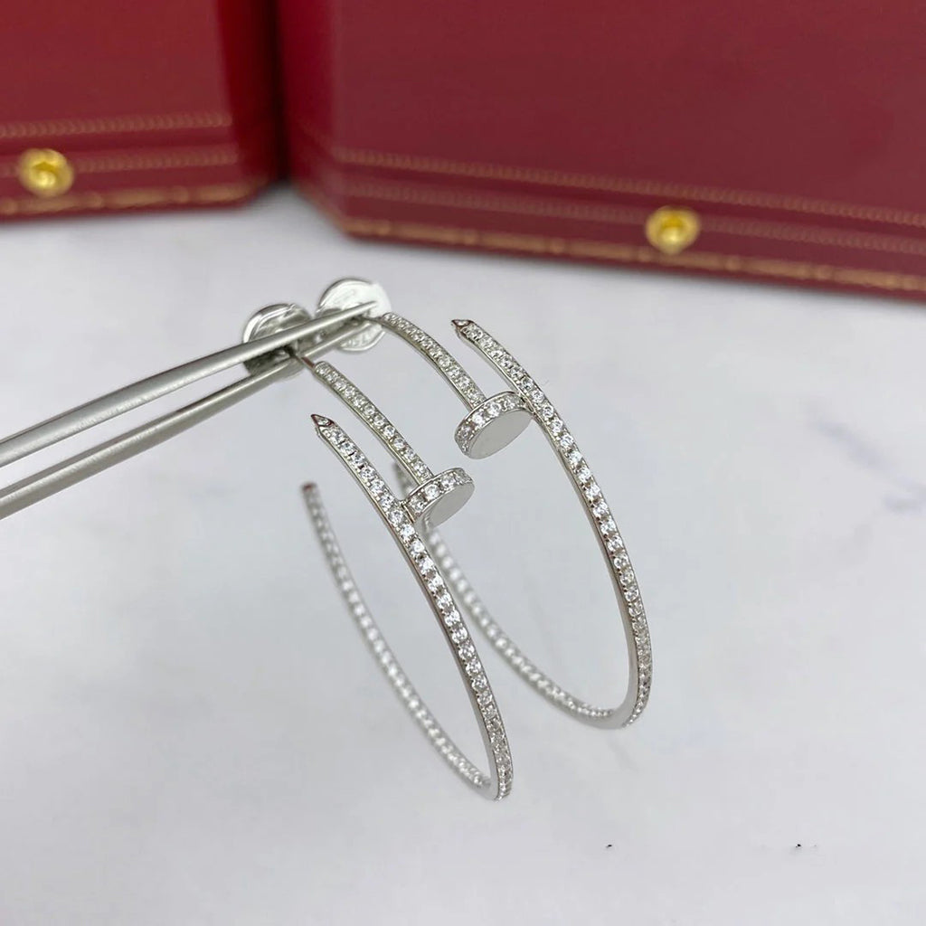 [Eterna Jewels]JUSTE FULL DIAMOND LARGE EARRINGS