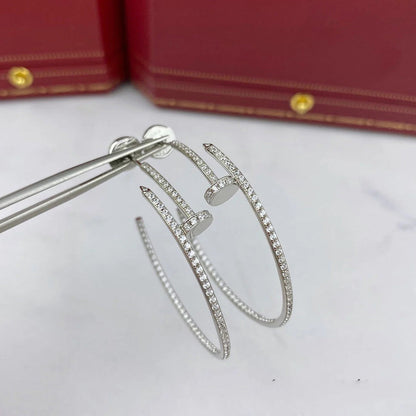 [Eterna Jewels]JUSTE FULL DIAMOND LARGE EARRINGS