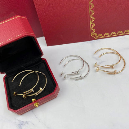 [Eterna Jewels]JUSTE FULL DIAMOND LARGE EARRINGS
