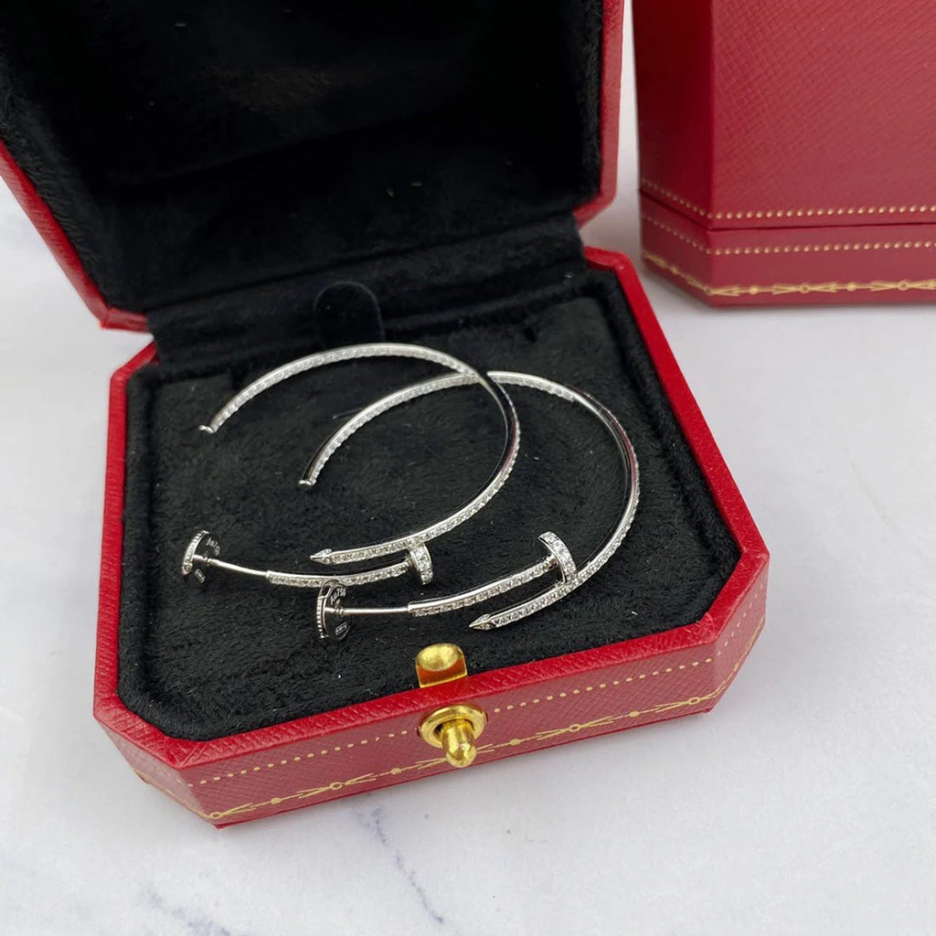 [Eterna Jewels]JUSTE FULL DIAMOND LARGE EARRINGS