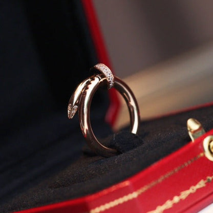 [Eterna Jewels]JUSTE RING 2.65MM ROSÉGOLD DIAMANT