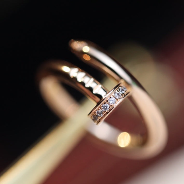 [Eterna Jewels]JUSTE RING 2.65MM ROSÉGOLD DIAMANT