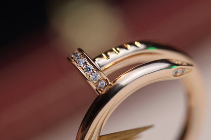 [Eterna Jewels]JUSTE RING 2.65MM ROSÉGOLD DIAMANT