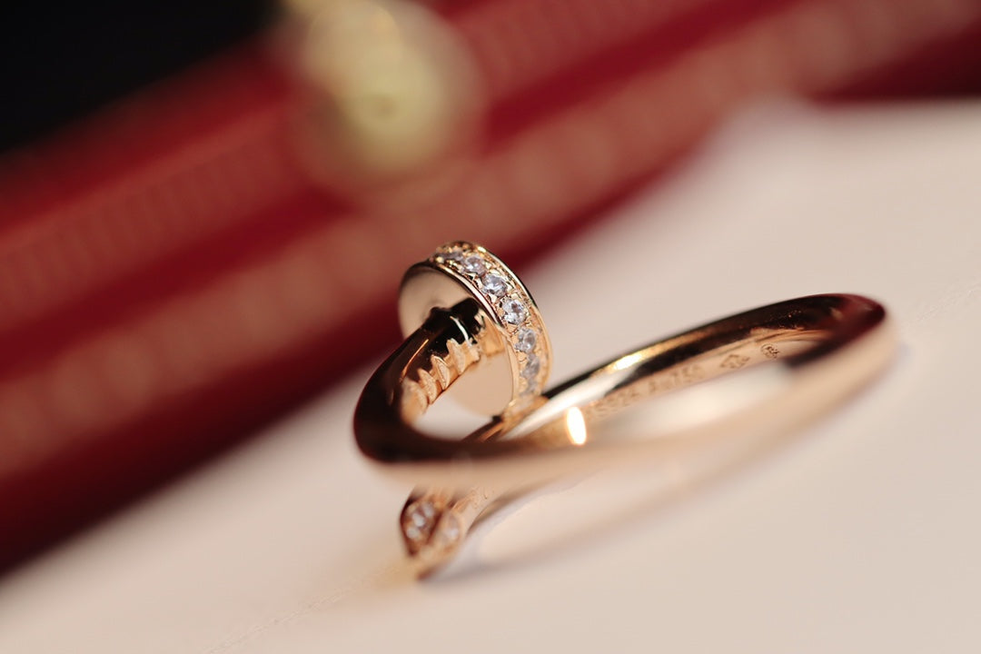 [Eterna Jewels]JUSTE RING 2.65MM ROSÉGOLD DIAMANT