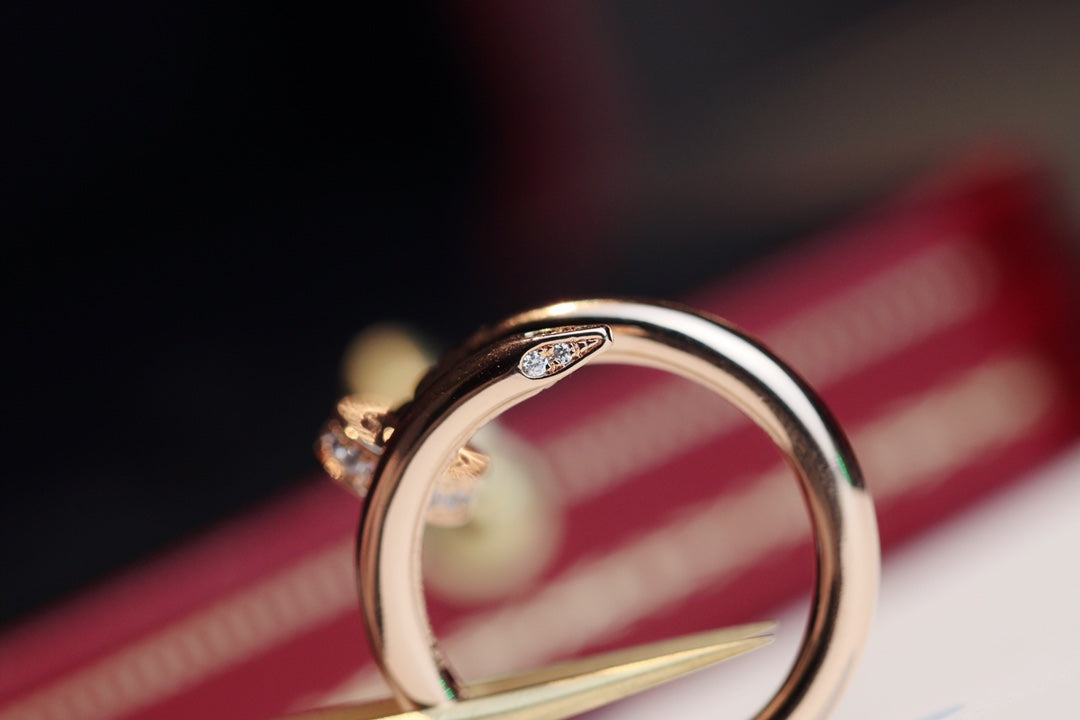 [Eterna Jewels]JUSTE RING 2.65MM ROSÉGOLD DIAMANT