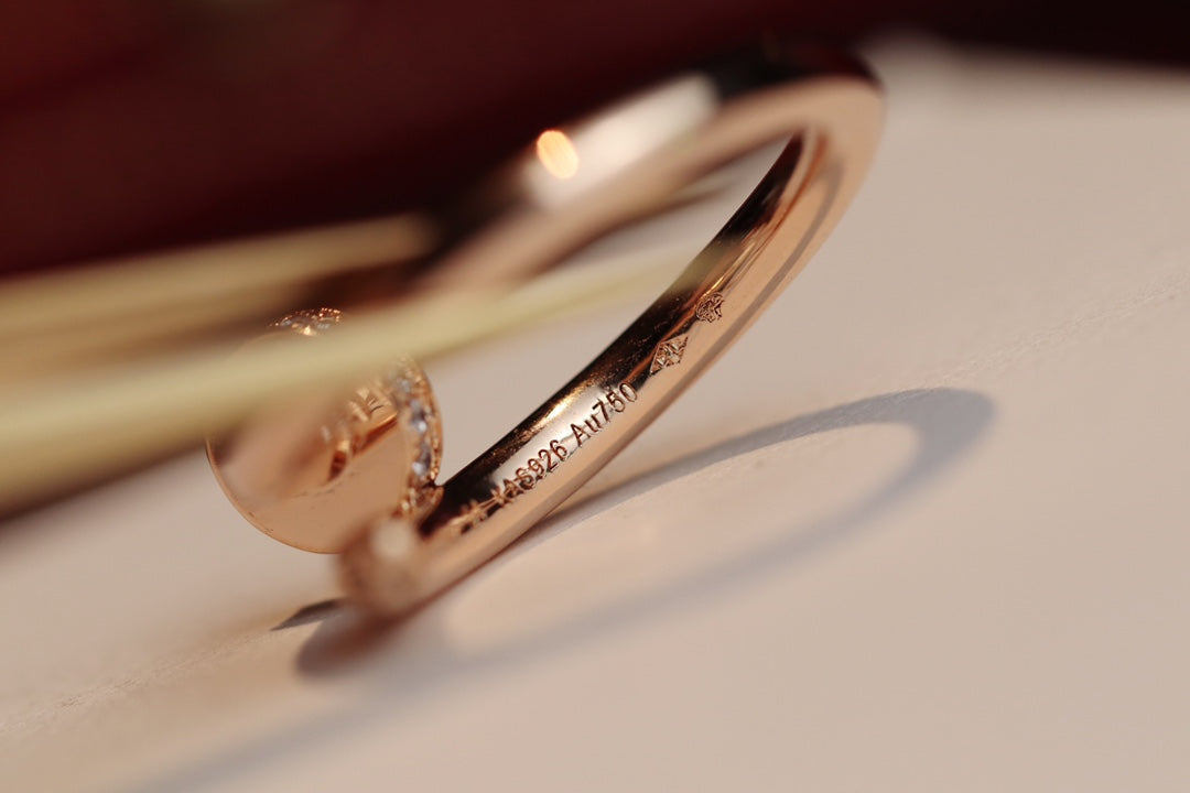 [Eterna Jewels]JUSTE RING 2.65MM ROSÉGOLD DIAMANT