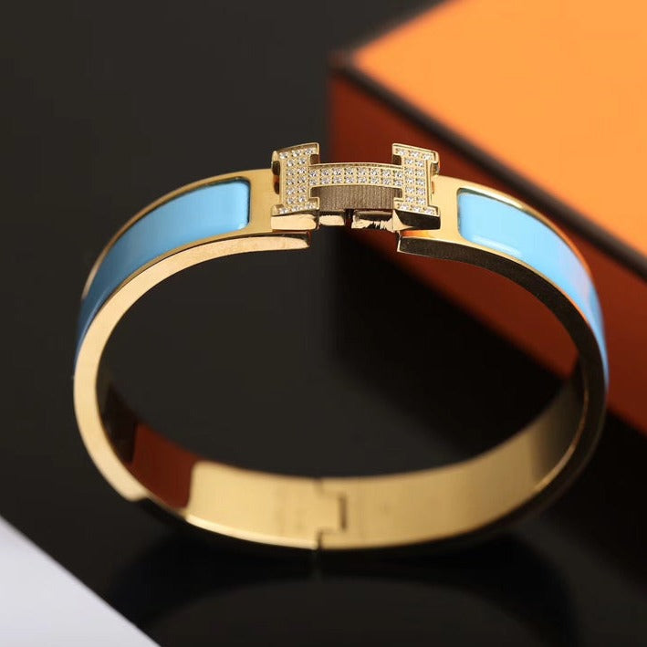 [Eterna Jewels]H CLOUD BLUE ARMREIF GOLD DIAMANT