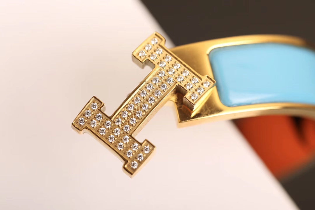 [Eterna Jewels]H CLOUD BLUE ARMREIF GOLD DIAMANT
