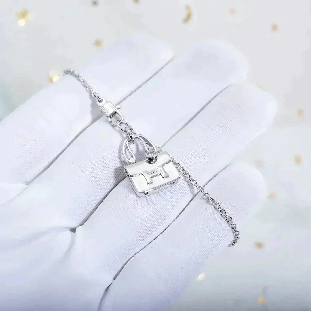 [Eterna Jewels]HALSKETTE MIT SILBERNEM ANHÄNGER