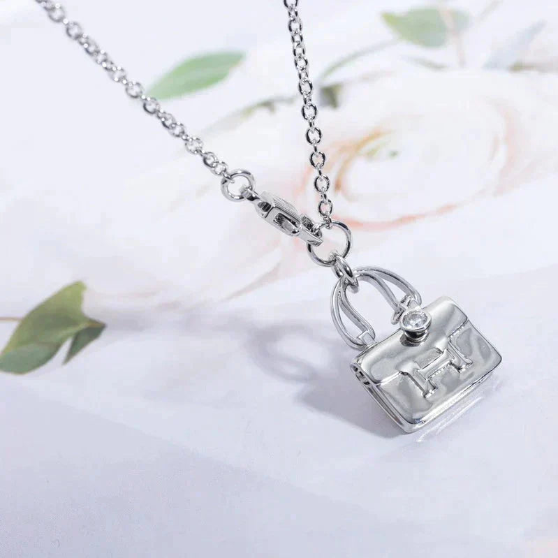 [Eterna Jewels]HALSKETTE MIT SILBERNEM ANHÄNGER