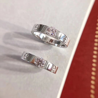 [Eterna Jewels]LIEBESRING 3.6MM 1 GROSSER DIAMANT